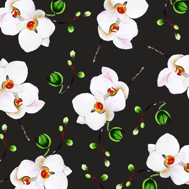 Cuadro de fondo floral de acuarela para múltiples propósitos