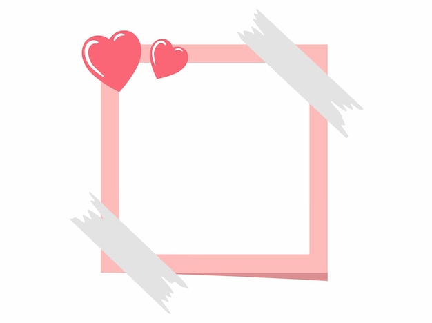 Cuadro de fondo Ilustración del día de San Valentín