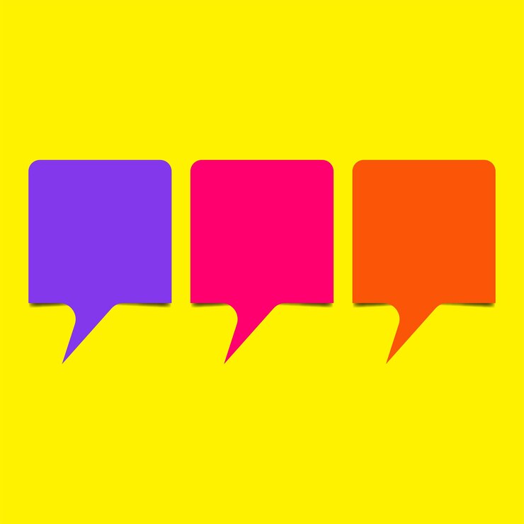 Vector cuadro de mensaje diseño de texto de diálogo fondo cuadro de colores