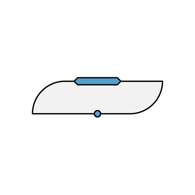 Cuadro de texto de línea vectorial