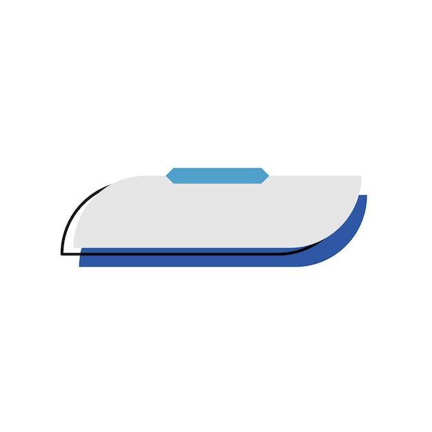 Cuadro de texto de línea vectorial