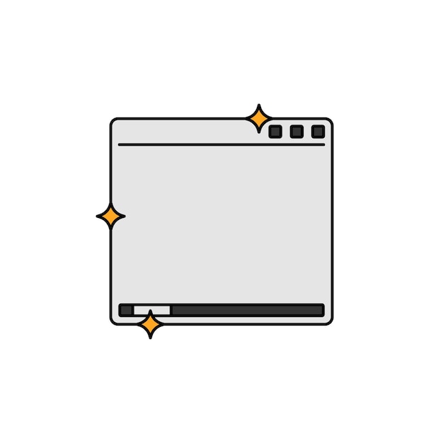 Cuadro de texto retro