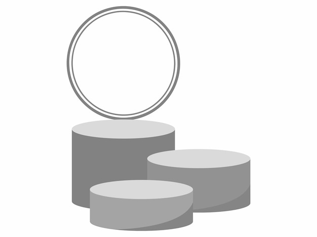 Cuadro vacío del podio Fondo del escenario