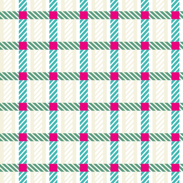 Cuadros abstractos estilo rayas a cuadros Gingham Seamless Vector patrón concepto geométrico tendencia