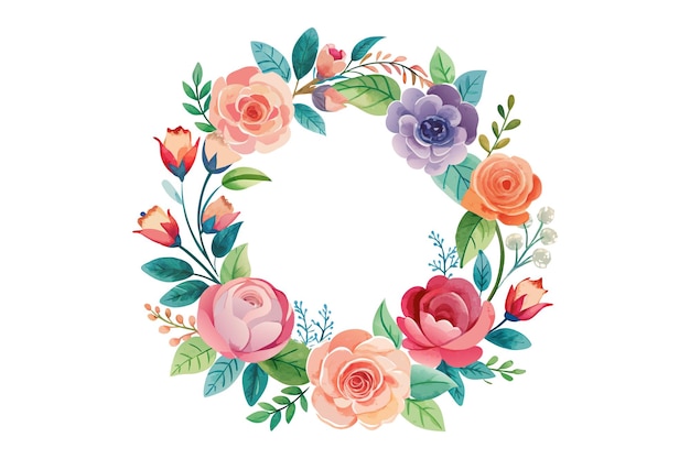 cuadros de fotos de flores en acuarela ilustración 19