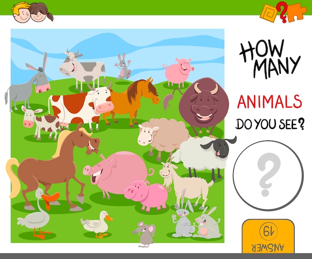cuantos animales de granja juegan