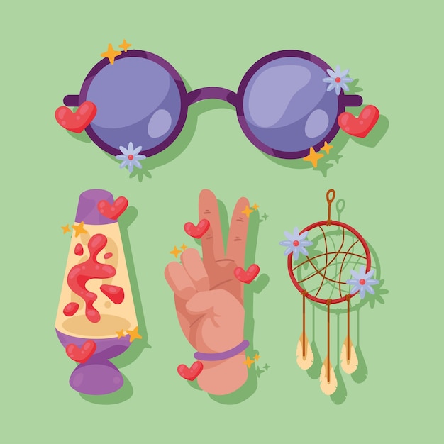 Cuatro iconos de la cultura hippie