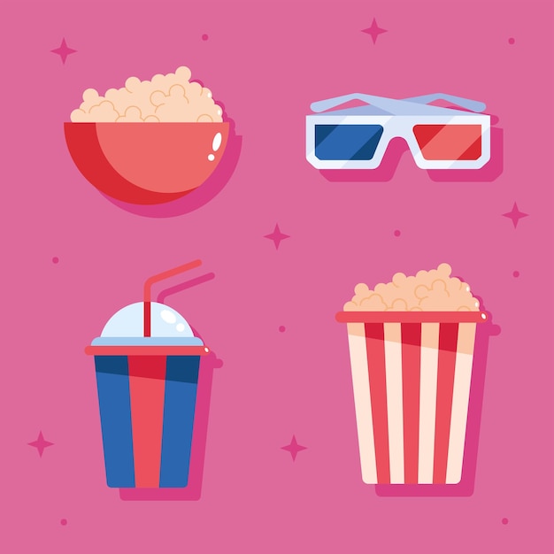 Cuatro iconos de la industria del cine