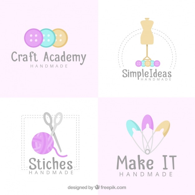 Cuatro logotipos para la artesanía