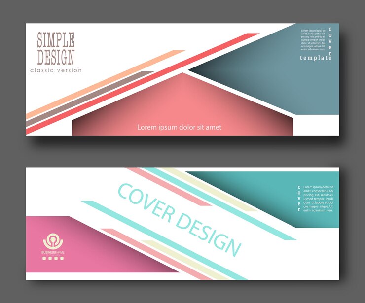 Vector cubierta creativa en un estilo minimalista con formas geométricas arbitrarias diseño para carteles carteles pancartas en publicidad marketing y diseño creativo