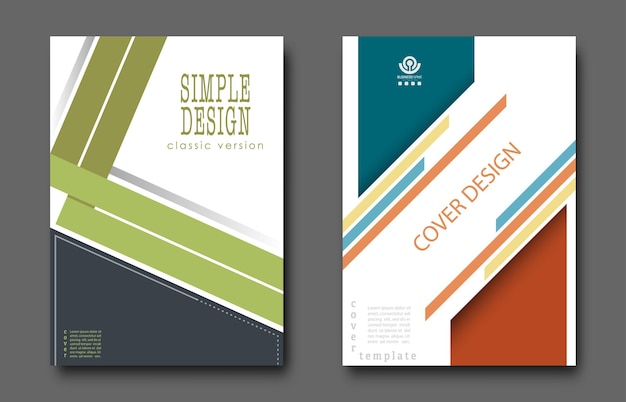 Cubierta creativa en un estilo minimalista con formas geométricas arbitrarias Diseño para carteles carteles pancartas en publicidad marketing y diseño creativo