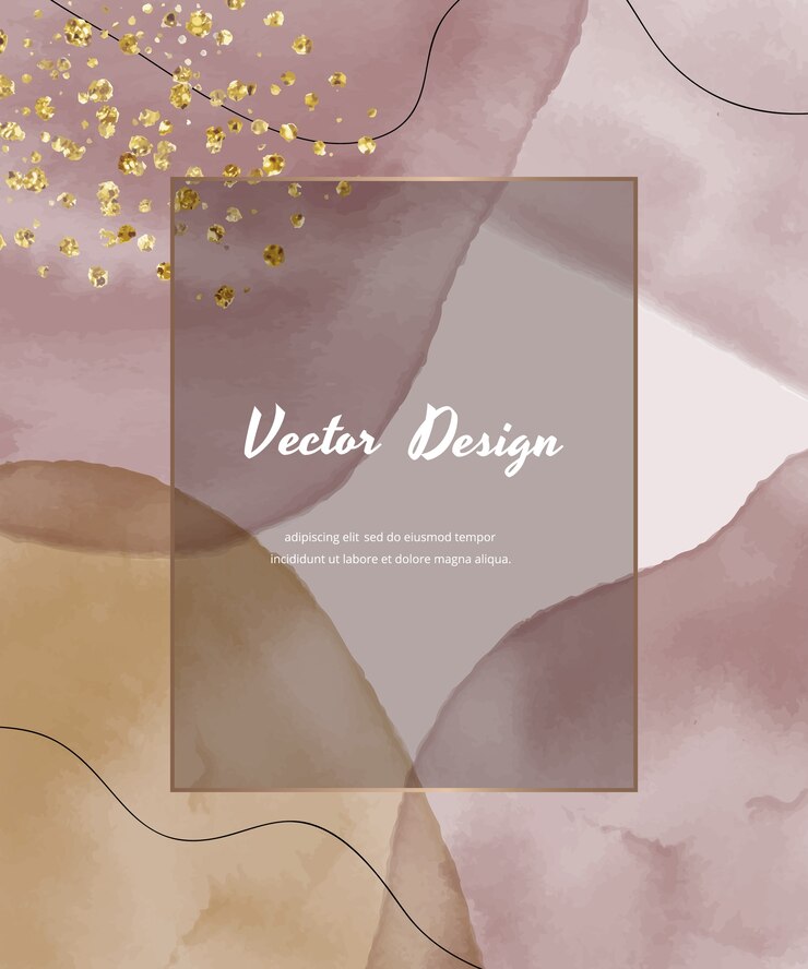 Cubierta de diseño abstracto con formas y líneas rosas.