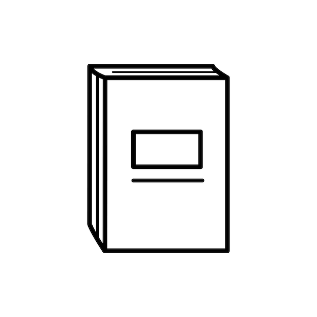 Cubierta a ícono Transformando libros en íconos plantilla vectorial de logotipo diseño plano de moda