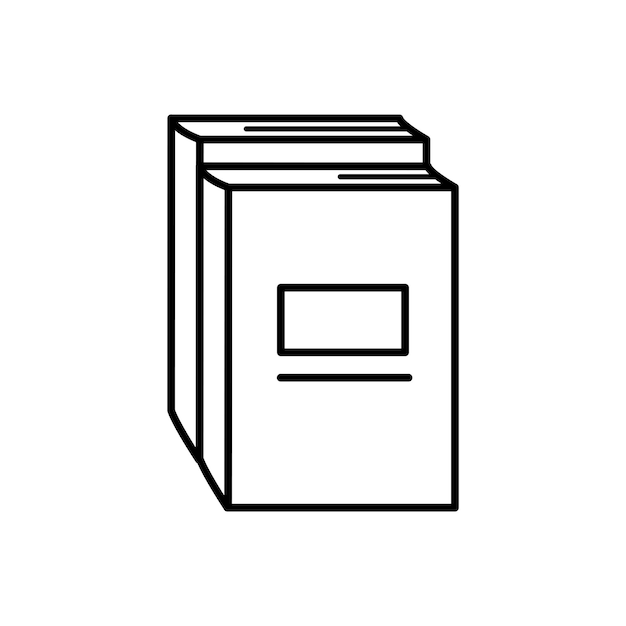 Cubierta a ícono Transformando libros en íconos plantilla vectorial de logotipo diseño plano de moda