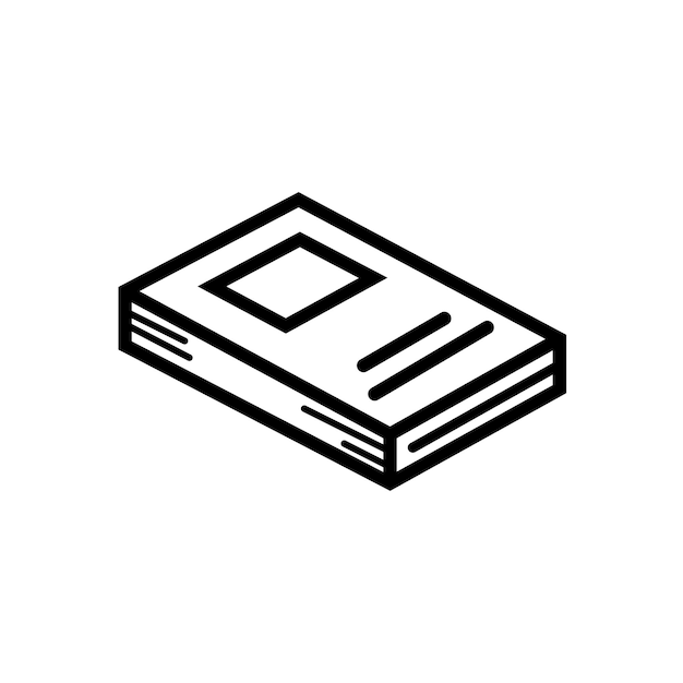 Cubierta a ícono Transformando libros en íconos plantilla vectorial de logotipo diseño plano de moda