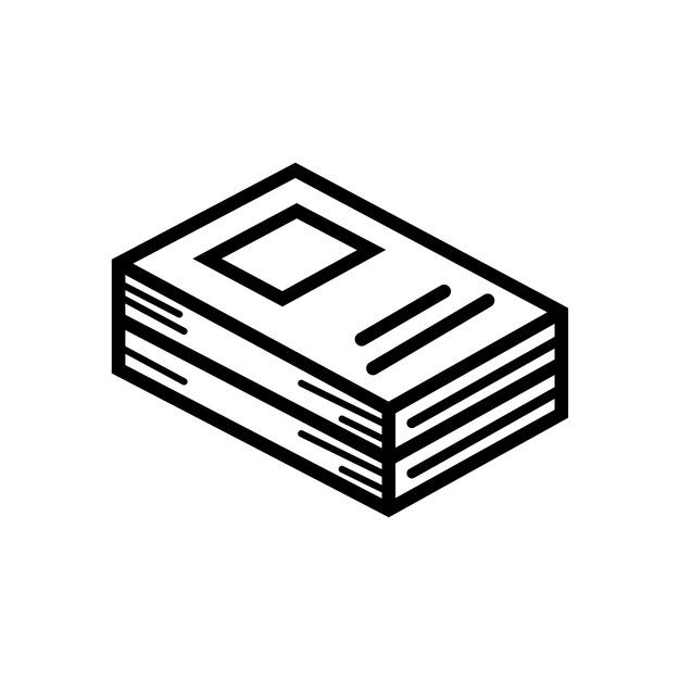 Cubierta a ícono Transformando libros en íconos plantilla vectorial de logotipo diseño plano de moda