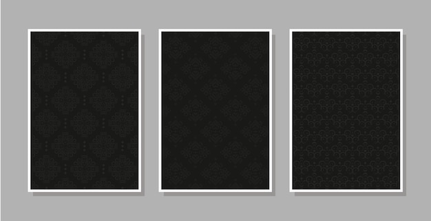 cubierta de patrón de línea abstracta oscura
