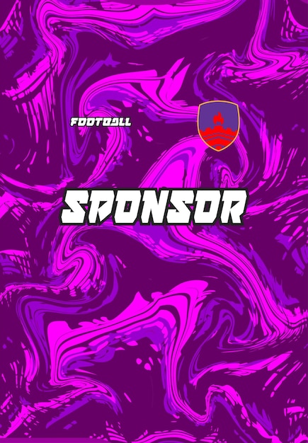 una cubierta púrpura para el juego llamado deportes