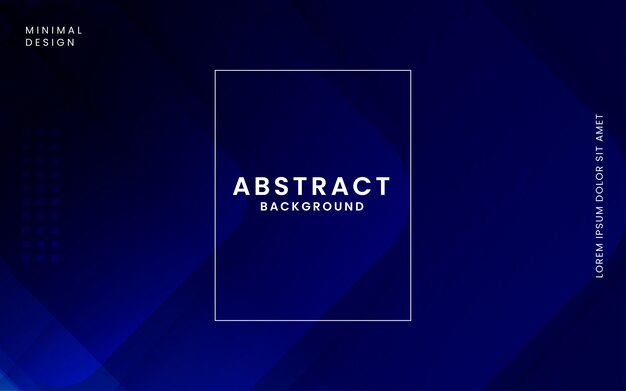 cubierta de seminario web de fondo de tecnología de triángulo abstracto azul dinámico