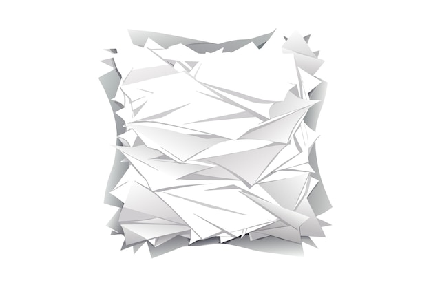 un cubo blanco hecho de papel blanco con la palabra x en él
