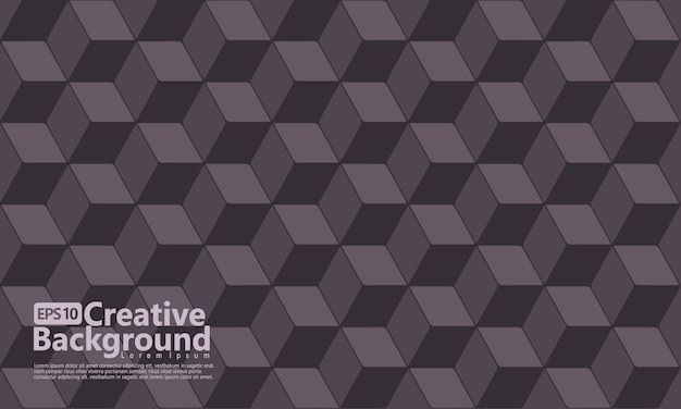 Cubo hexagonal formas geométricas, color negro.