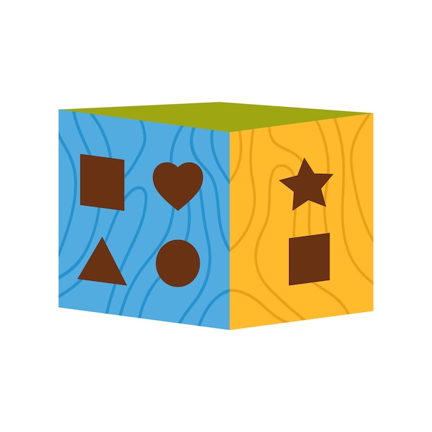 Cubo de madera Montessori