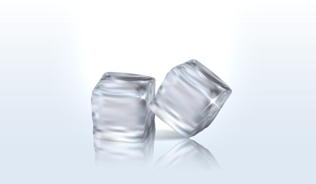 cubos de hielo 3d