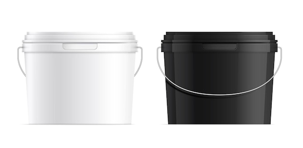 Cubos de plástico realistas