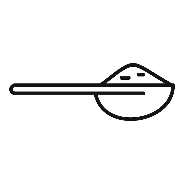 Cuchara de dibujos animados con una ilustración de cara sonriente
