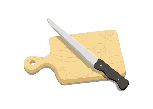 Cuchillería Chef cuchillo en tabla de madera cortando alimentos la cocina textura de madera cocinar preparación de alimentos