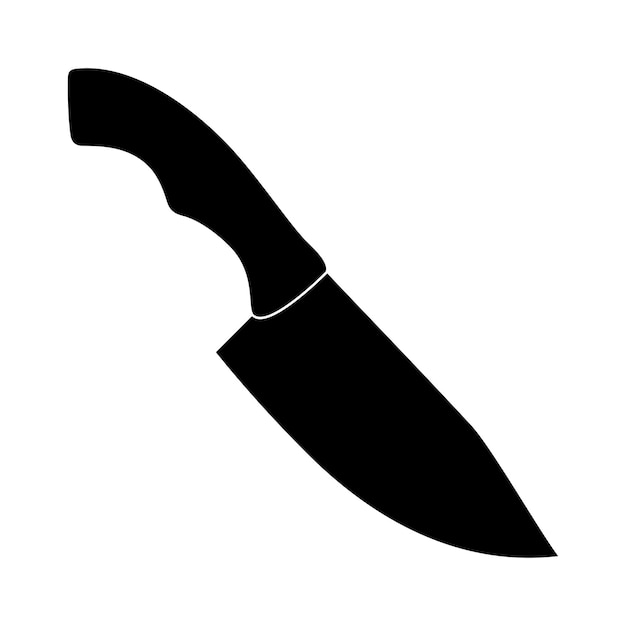 Cuchillo de carne, cuchillo de cocina, equipo de cocción, icono de cocina, cuchillos de cocina, cortador con mango afilado