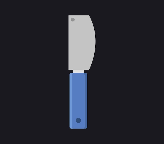 Vector cuchillo de cocina