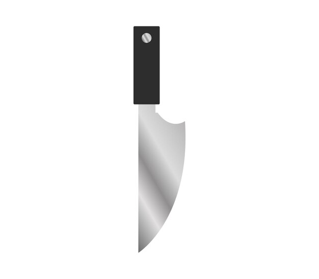 Vector cuchillo de cocina