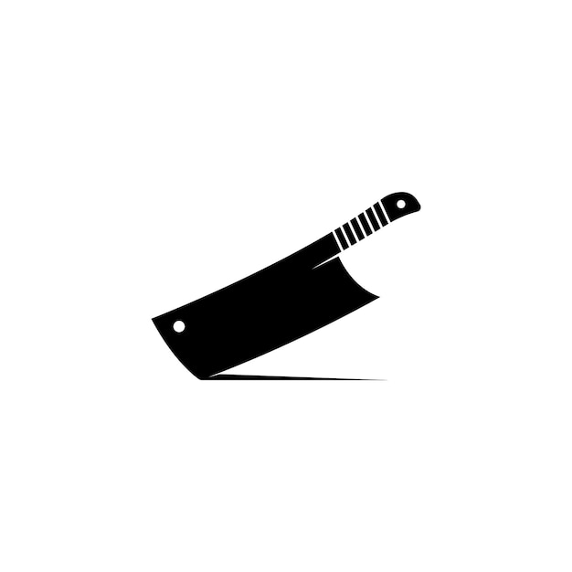 cuchillo, icono, vector, ilustración