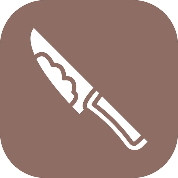 Cuchillo Icono vectorial de sangre Ilustración del conjunto de iconos de Halloween
