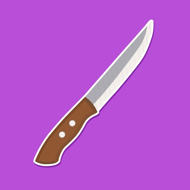 Cuchillo Pegatina