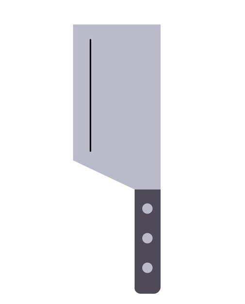Cuchillo Vector Ilustración plana Elemento de utensilios de cocina Utensilio de cocina