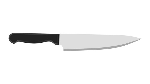 cuchillos de chef, cuchillos de carne de carnicero para carnicería, cuchillos de corte de carne, conjunto de iconos de cubiertos - vector