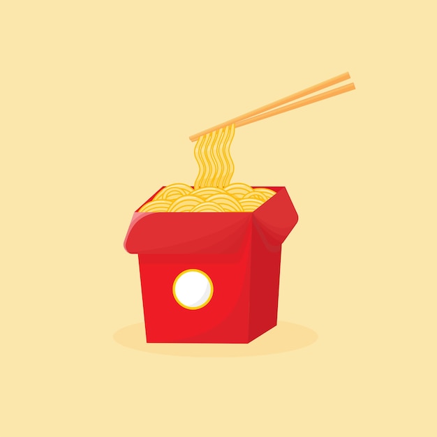 El cuenco de fideos.