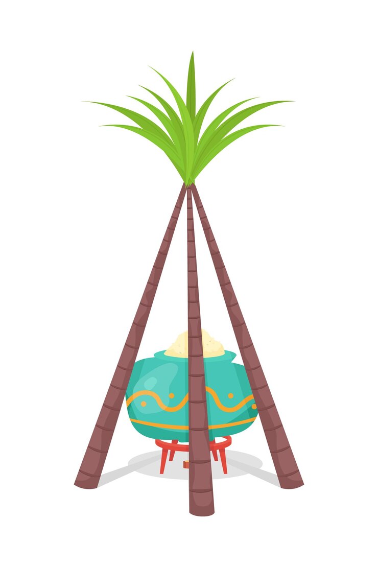 Vector cuenco vibrante en el objeto vectorial de color semiplano de la chimenea. elemento realista en blanco. cocina tradicional para vacaciones ilustración de estilo de dibujos animados moderno aislado para diseño gráfico y animación