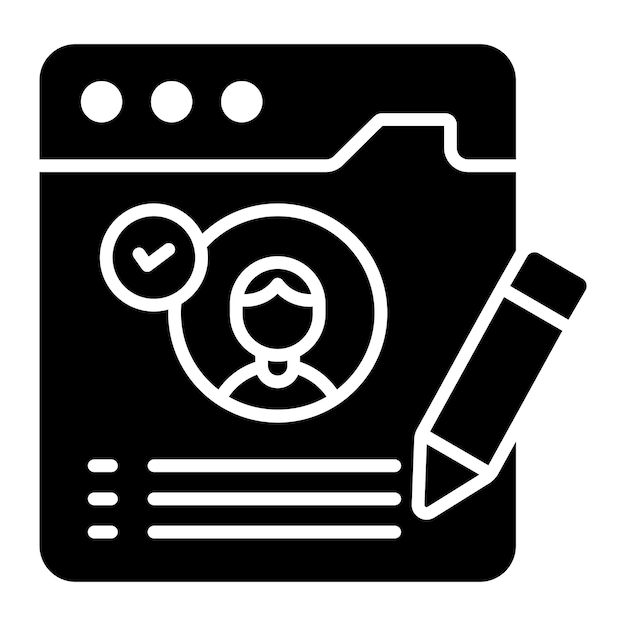 cuenta web Conceptos modernos de diseño Ilustración vectorial