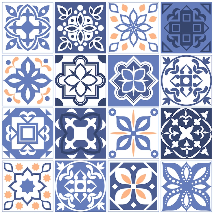 Vector cuentos de españa con textura floral.