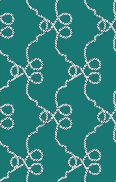 Cuerda de patrones sin fisuras ideal para papel pintado y textil
