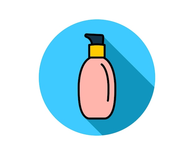 Cuidado corporal de belleza y cosméticos Iconos planos lineales vectoriales y elementos de diseño