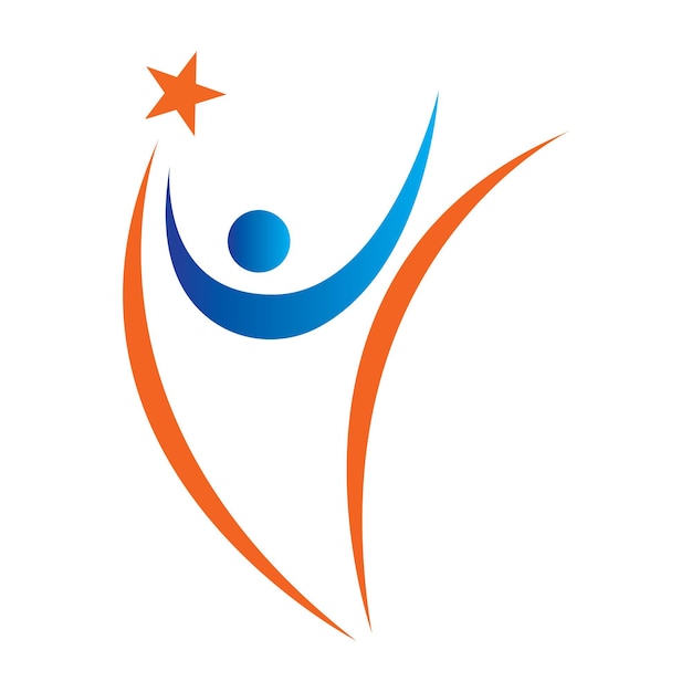 cuidado de las personas éxito salud vida logotipo plantilla iconos comunidad cuidado de las personas plantilla de logotipo y símbolos cuidado familiar amor logotipo y símbolos