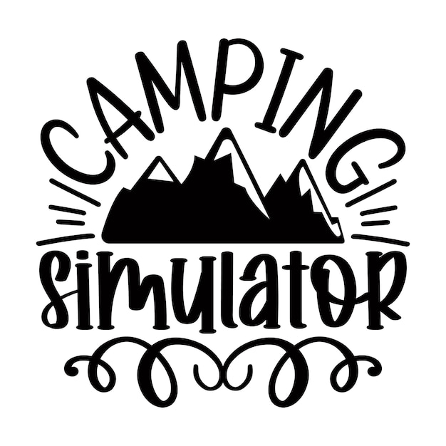 Cumpleaños Queen Svg Designs, Camping Squad Svg, Happy Camper Svg, Regalo para cumpleaños, Camping Life Svg