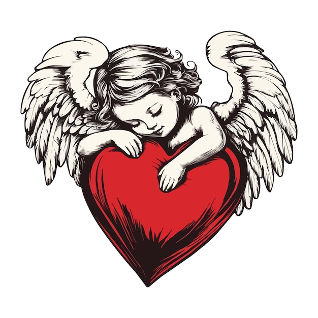 Cupido con el corazón