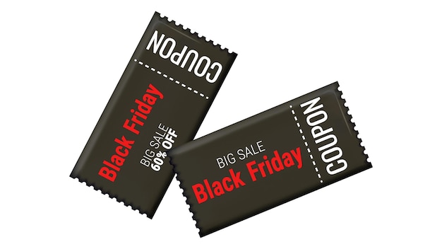 Cupones de descuento del Viernes Negro en 3D