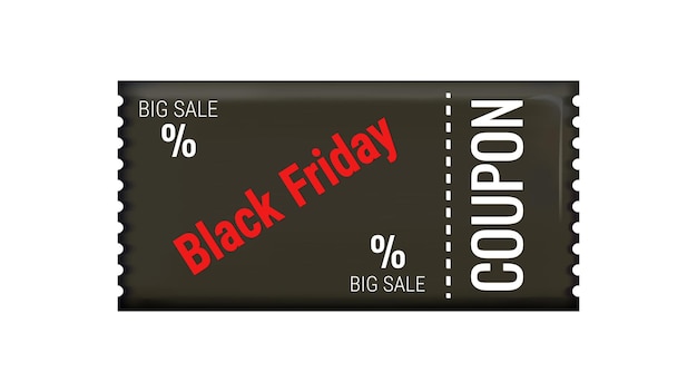 Cupones de descuento del Viernes Negro en 3D