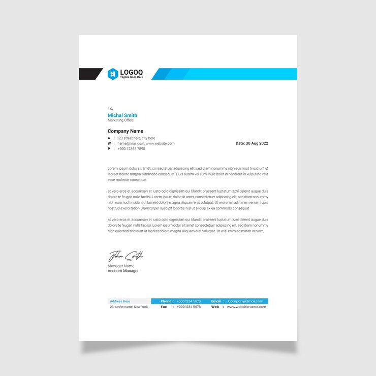 Currículum vitae limpio y moderno o plantilla de cv Vector Premium